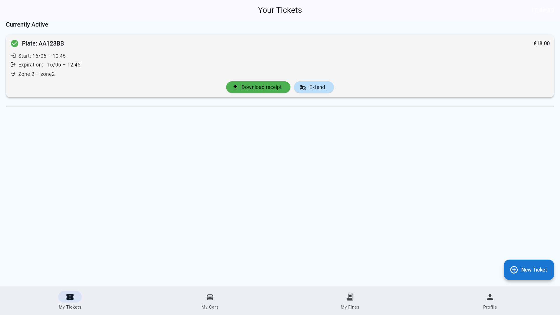 Ticket Paid