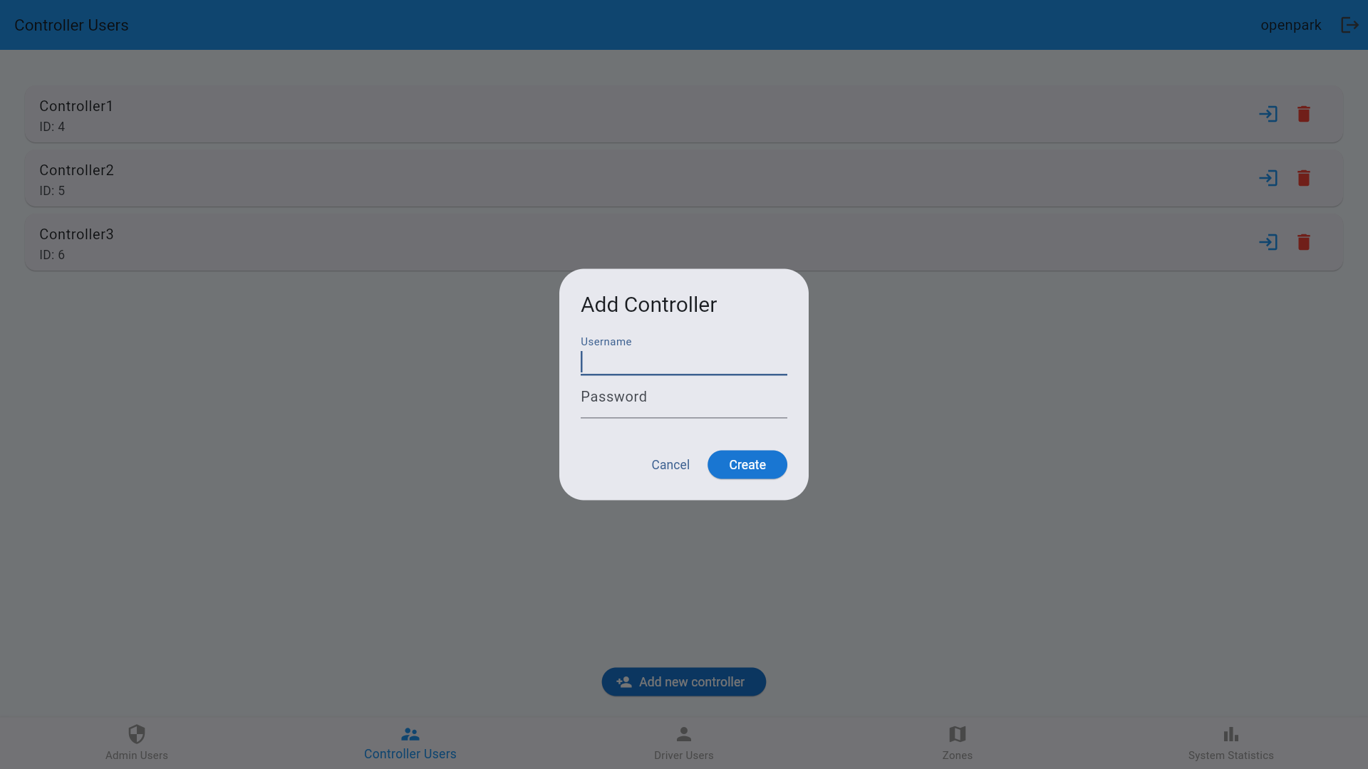 Add Controller