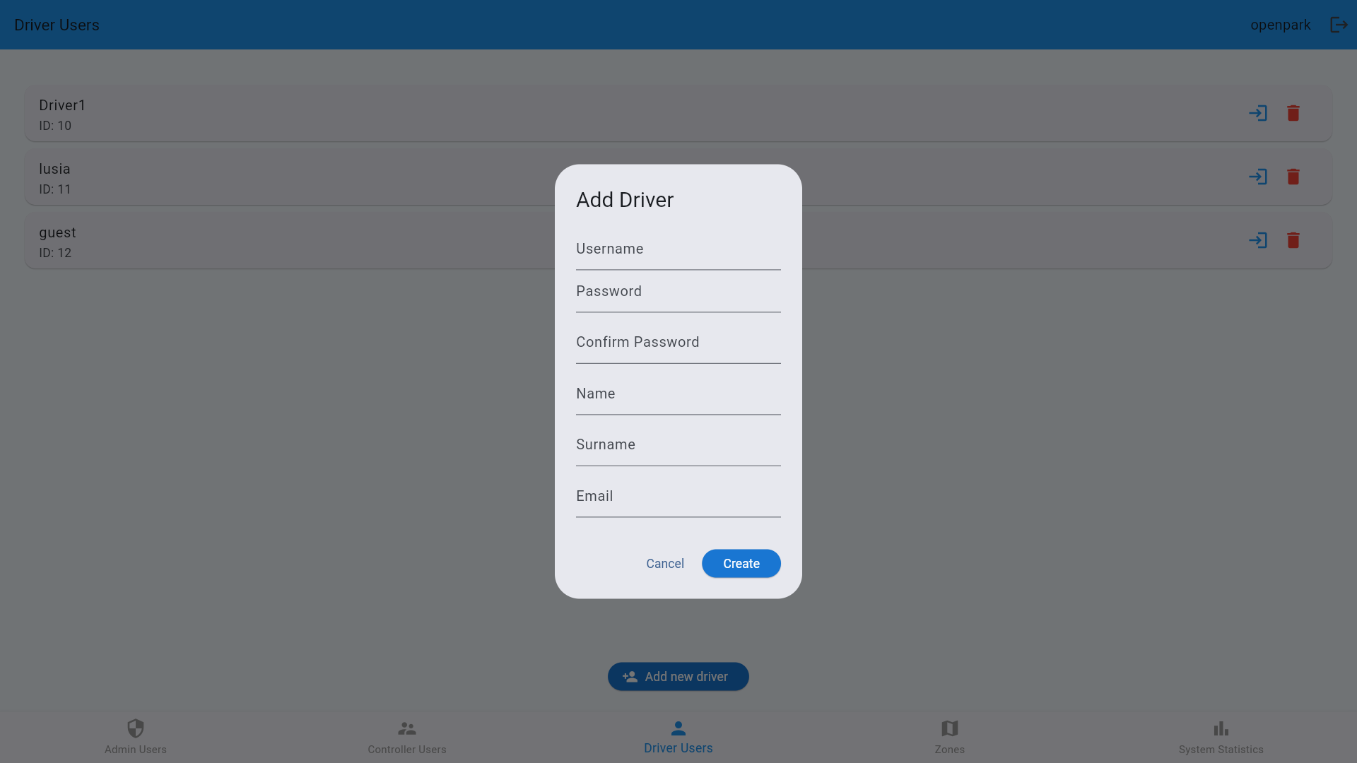 Add Driver